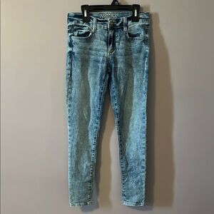 Arizona Jean Co. Skinny Light Wash Denim Jeans - 1 Short